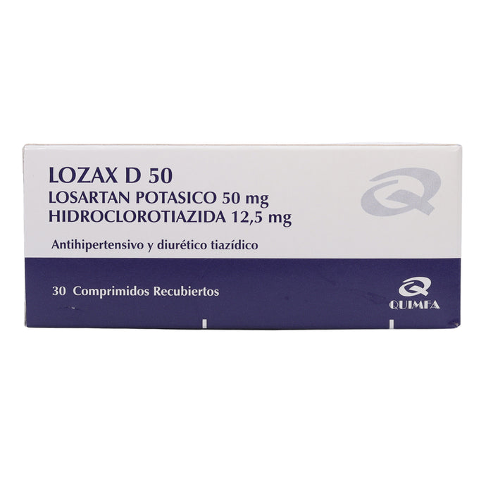 Lozax D 50 X 30 Comp Losartan Hidrocloriotazida