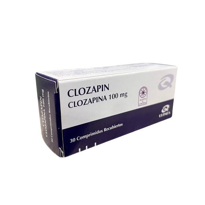 Clozapin 100 Mg Clozapina X Comprimido