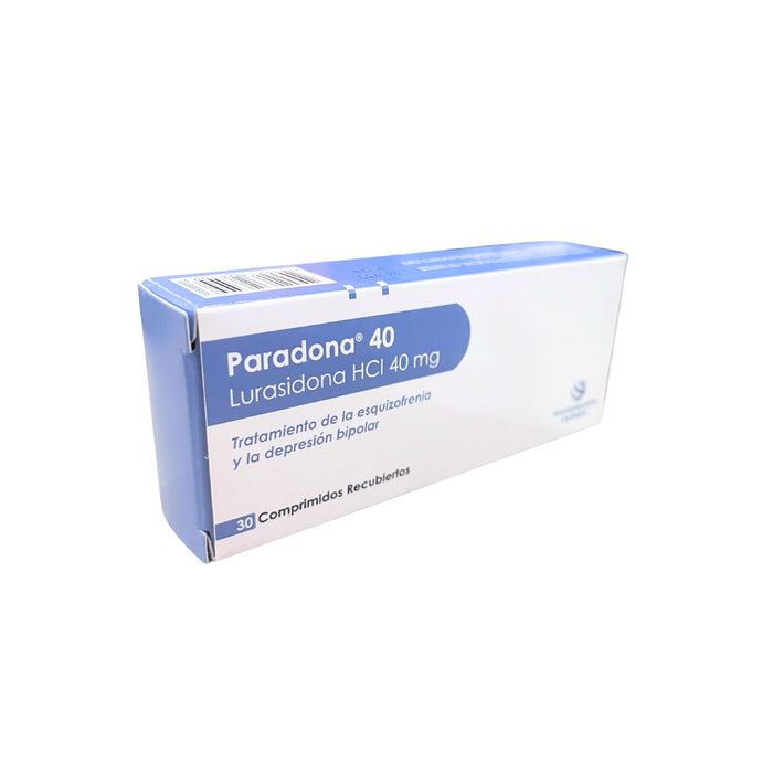 Paradona 40 Mg Lurasidona X Comprimido