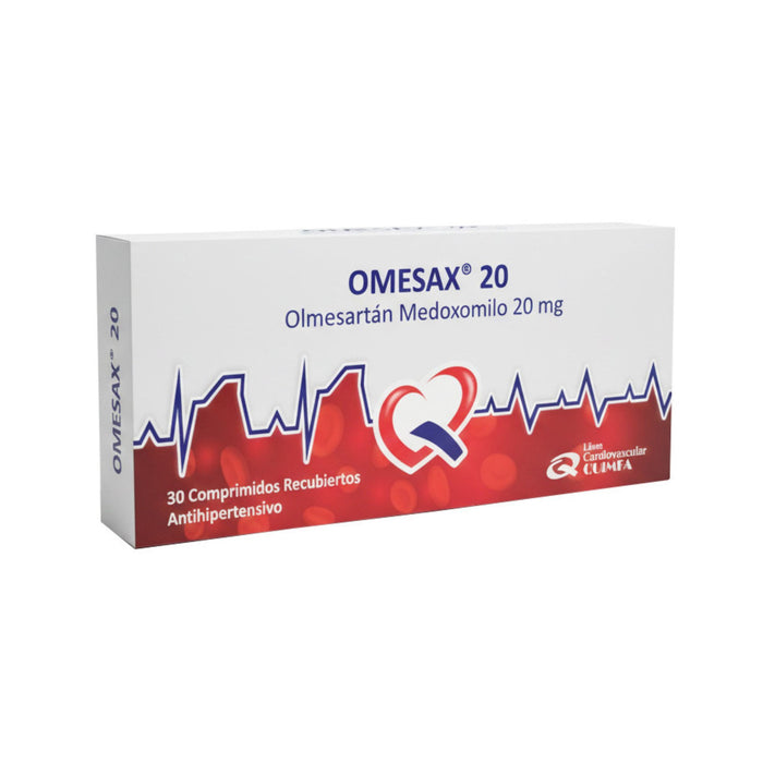 Omesax Olmesartan 20Mg X Comprimido