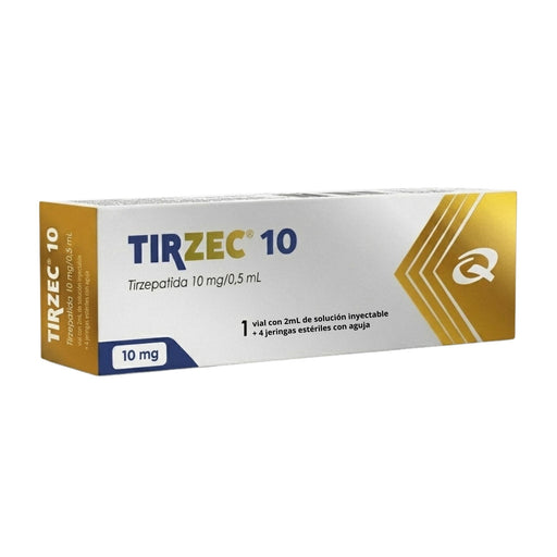 Tirzec Tirzepatida 10Mg/0.5Ml X Ampolla 2Ml + 4 Jeringas