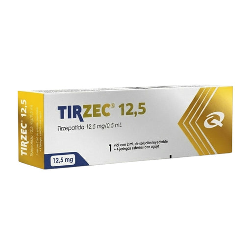 Tirzec Tirzepatida 12.5Mg/0.5Ml X Ampolla 2Ml + 4 Jeringas