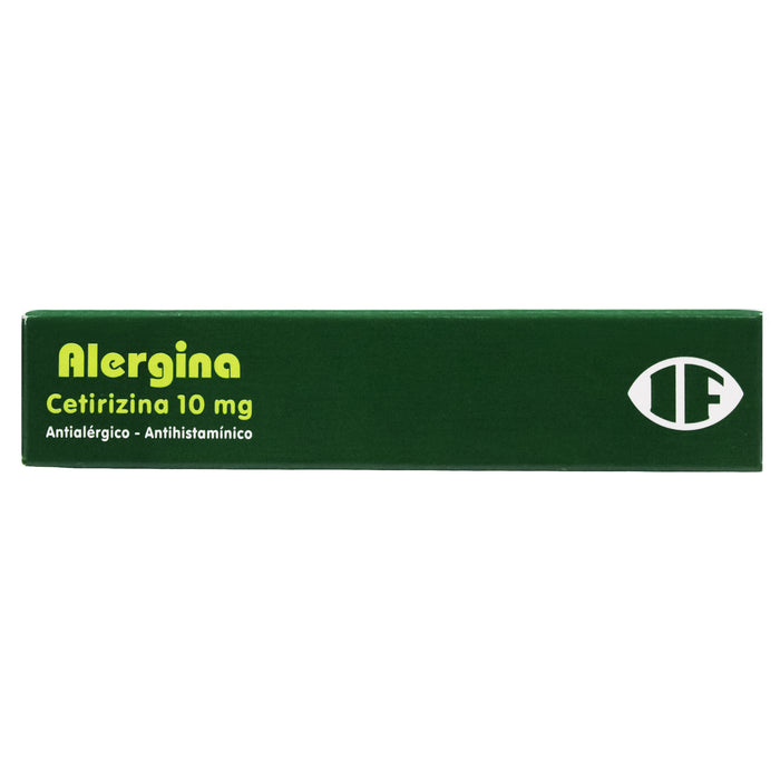 Alergina Cetirizina 10Mg X Tableta