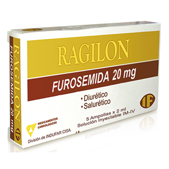 Furosemida Ragilon 20Mg Y 2Ml X Ampolla