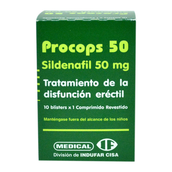 Procops 50Mg Sildenafil X Blister— Farmacorp