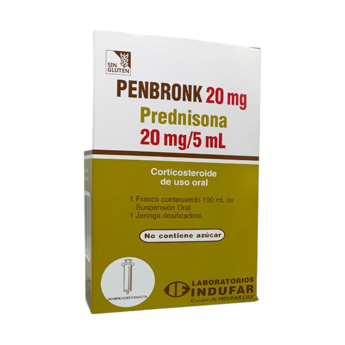 Penbronk Prednisona 20 Mg / 5Ml Suspensión X 100 Ml
