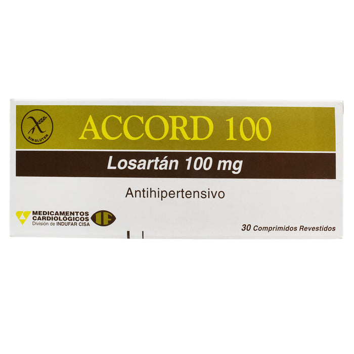 Accord Losartan 100Mg X Tableta