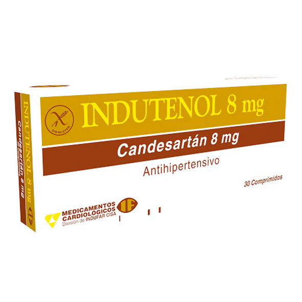 Indutenol Candesartan 8Mg X Tableta