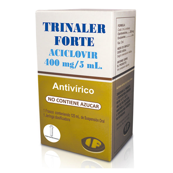 Trinaler Forte 400Mg 5Ml Susp X 125Ml Aciclovir