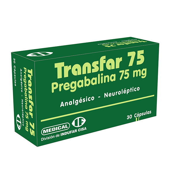 Transfar Pregabalina 75Mg X Capsula