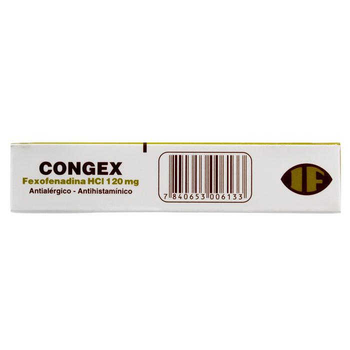 Congex Fexofenadina 120Mg X Tableta