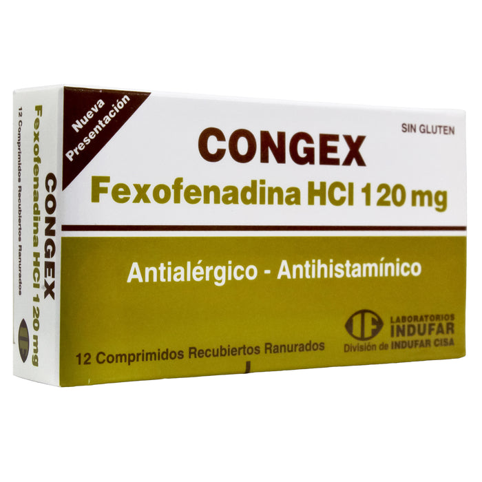 Congex Fexofenadina 120Mg X Tableta