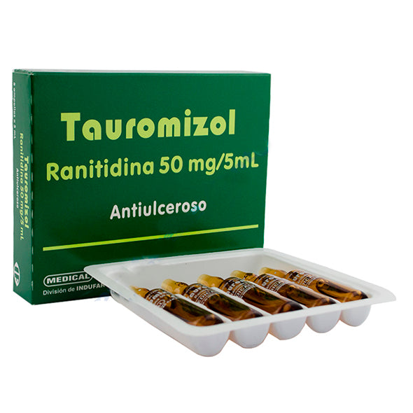 Tauromizol Ranitidina 50Mg Y 5Ml X Ampolla