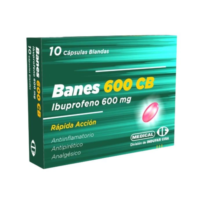 Banes Cb 600Mg Ibuprofeno X Capsula Blanda