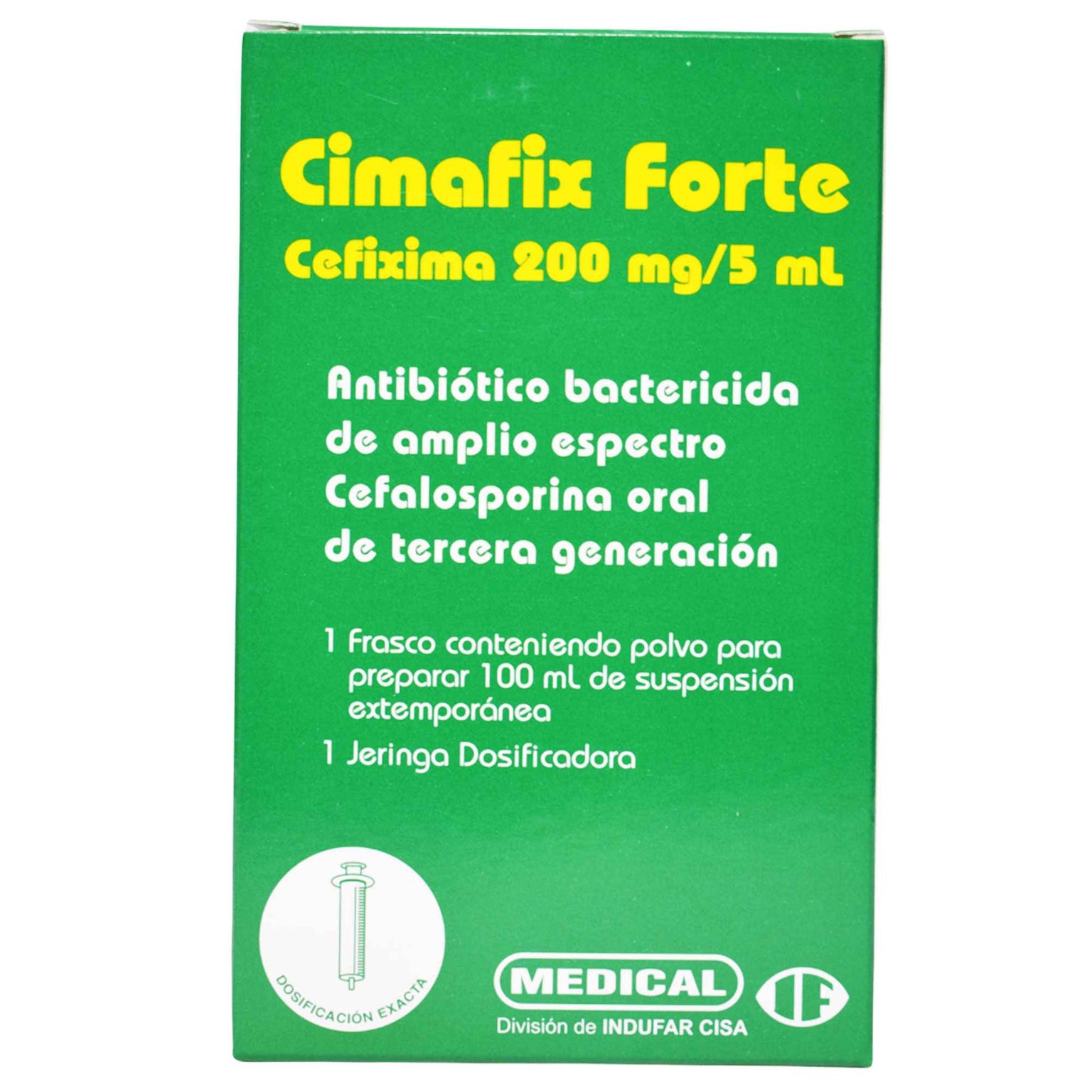 Fixim Forte 200Mg 5Ml Susp X 50Ml Cefixima— Farmacorp