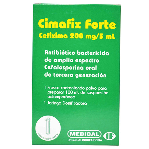 Cimafix Forte 200Mg 5Ml Cefixima Suspencion X 100Ml