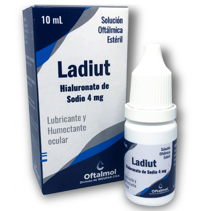Ladiut 0.4% Colirio Hialuronato Sodio X 10Ml