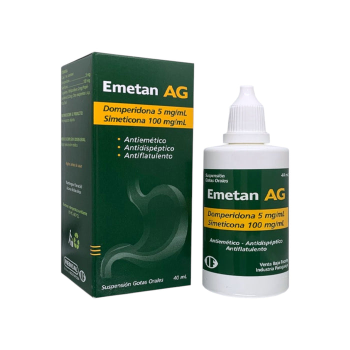 Emetan Ag Domperidona / Simeticona Gotas X 40Ml