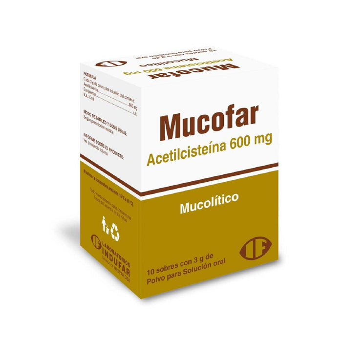 Mucofar Acetilcisteina 600Mg X Sobre