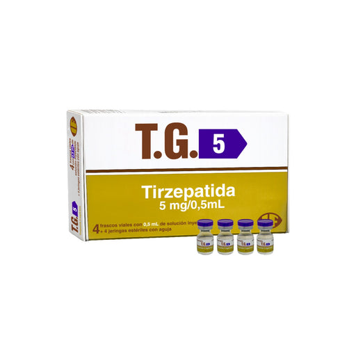 T.G. 5Mg/0.5Ml Tirzepatida Subcutánea Frio+Jeringa X Ampolla