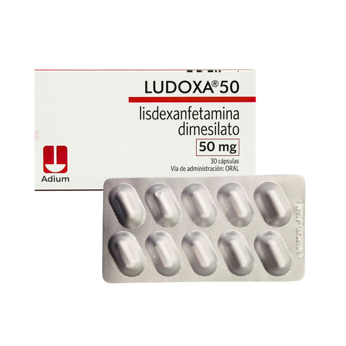 Ludoxa Lisdexanfetamina 50Mg X Cápsula