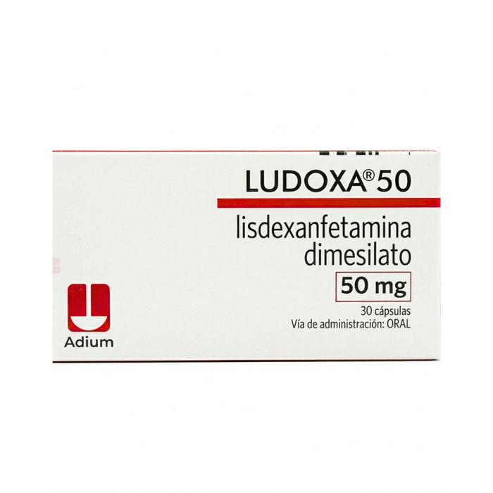 Ludoxa Lisdexanfetamina 50Mg X Cápsula