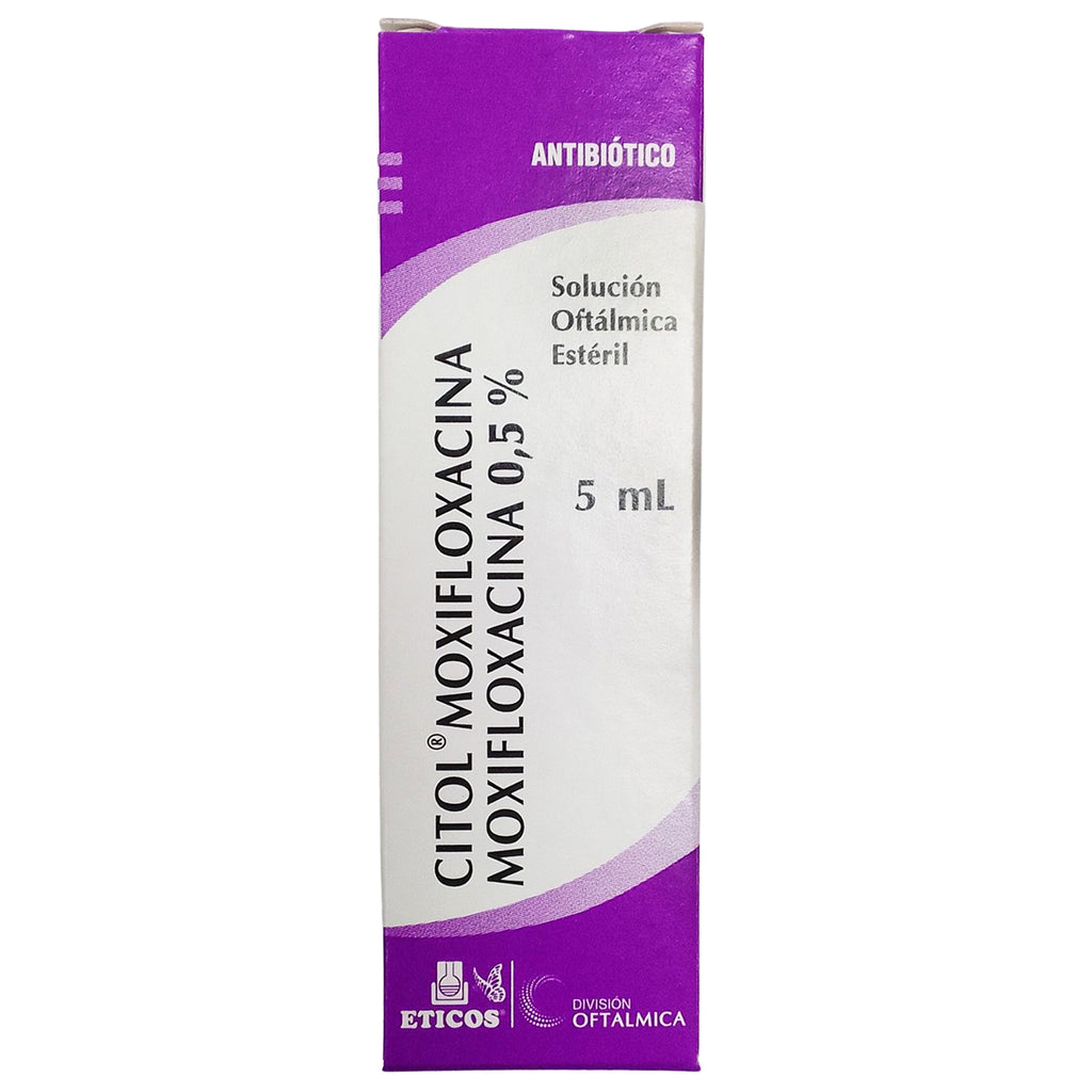 Unimox 0.5 Colirio X 5Ml Moxifloxacino— Farmacorp