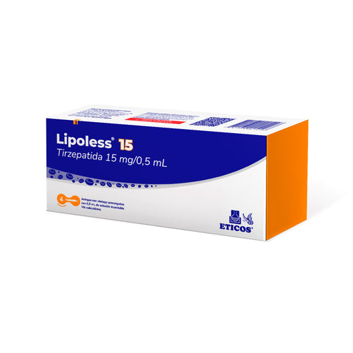 Lipoless Tirzepatida 15Mg/0.5Ml Sc Frio X Jeringa Prellenada
