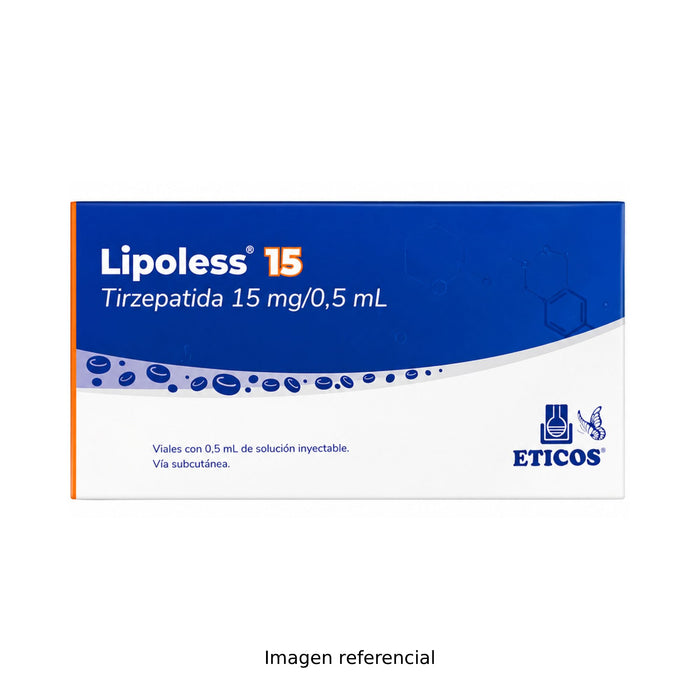 Lipoless 15Mg/0.5Ml Tirzepatida Sc X Frasco/Ampolla