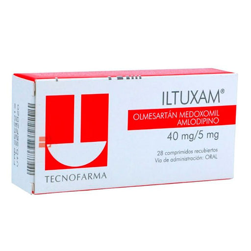 Iltuxam 40Mg Olmesartan Medoxomil Y 5Mg Amlodipina X Tableta