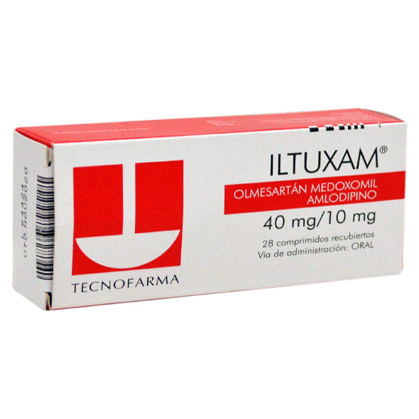 Iltuxam 40Mg Olmesartan Medoxomil Y 10Mg Amlodipina X Tableta