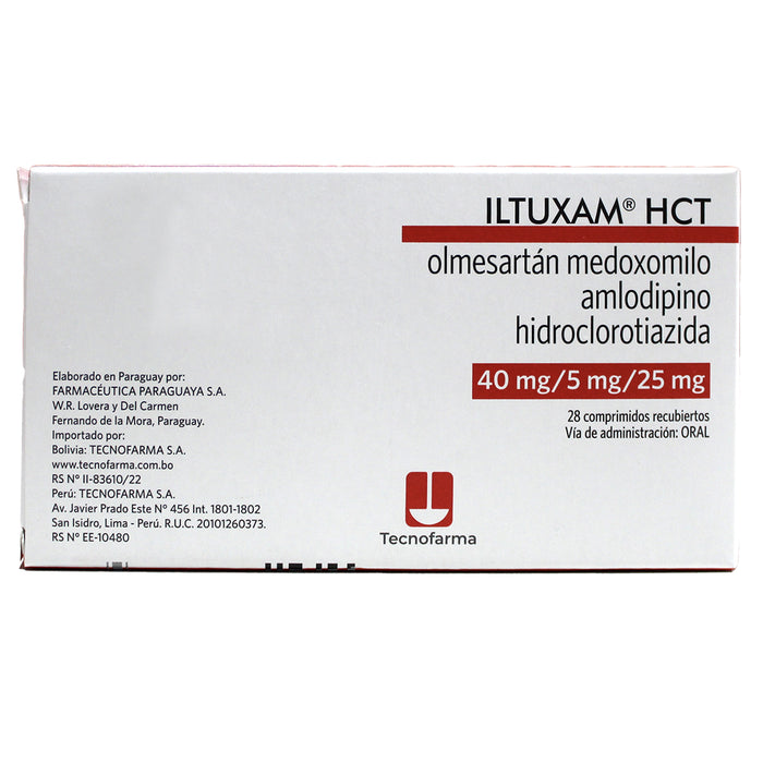 Iltuxam Hct 40 5 25Mg X Comprimido