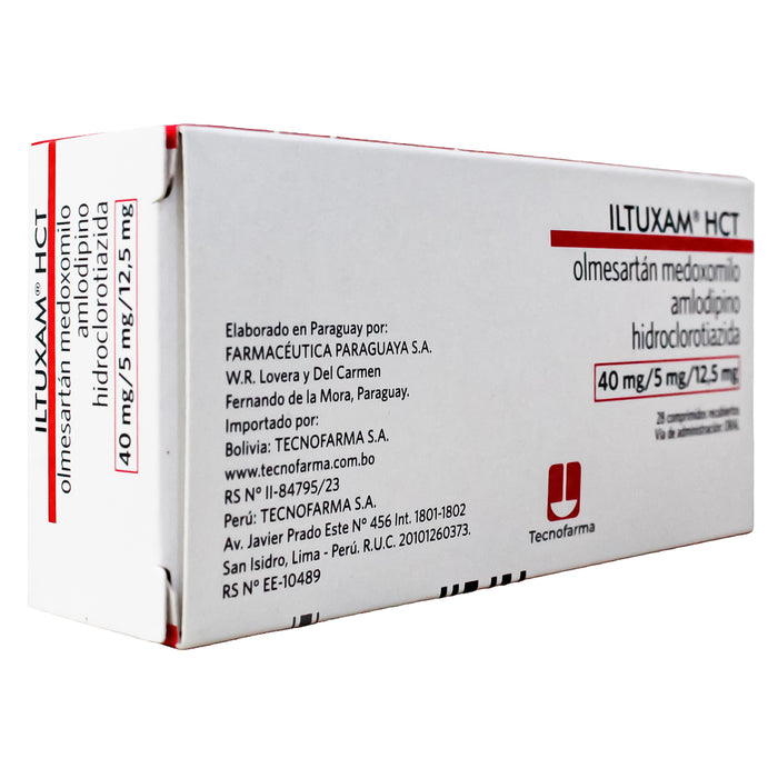 Iltuxam Hct 40 5 12.5Mg X Comprimido