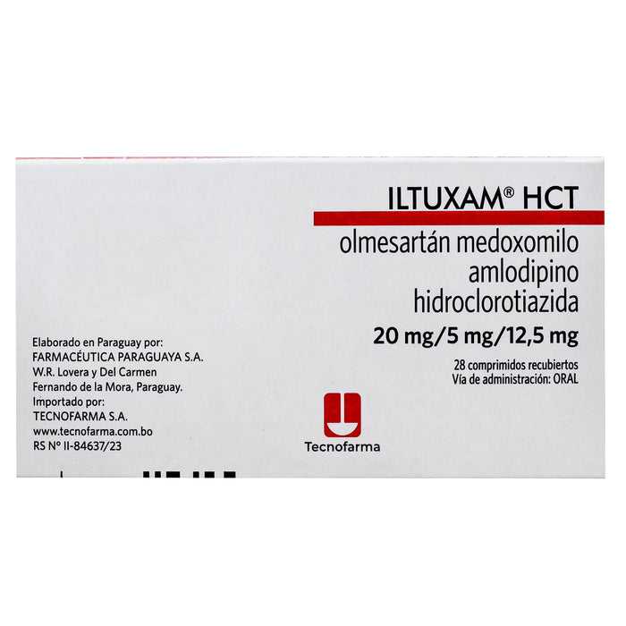 Iltuxam Hct 20 5 12.5Mg X Comprimido