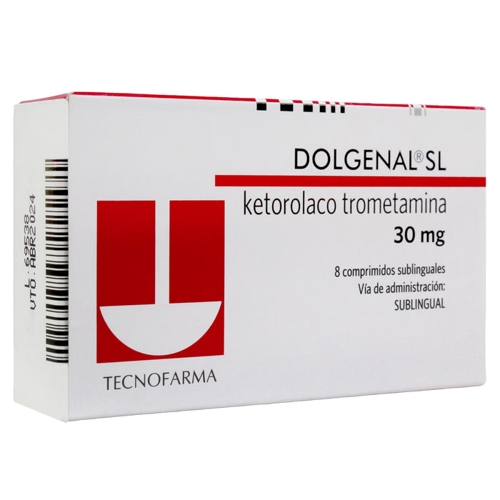 Dolgenal 30Mg Ketorolaco X Tableta