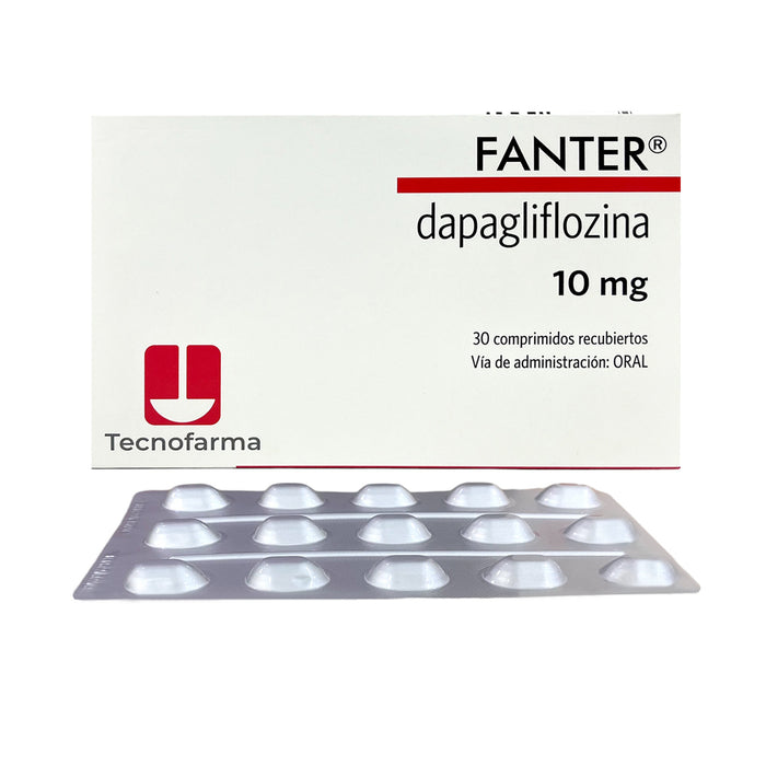 Fanter 10Mg Dapagliflozina X Comprimido