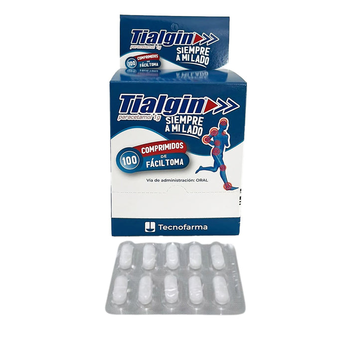 Tialgin Paracetamol 1G X Comprimido