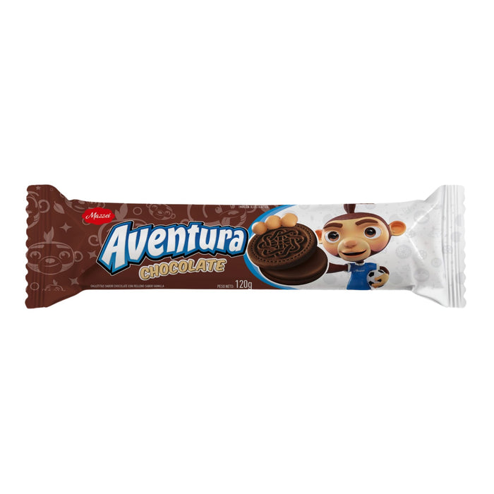 Galleta Aventura Rellena De Chocolate X 120Gr