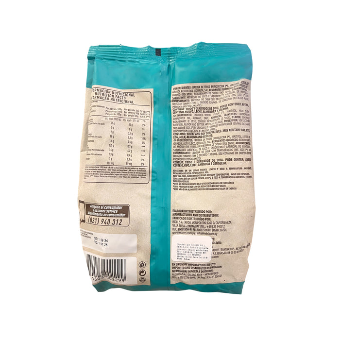 Galletitas Mazzei Sin Azúcares Sabor Coco X 150G