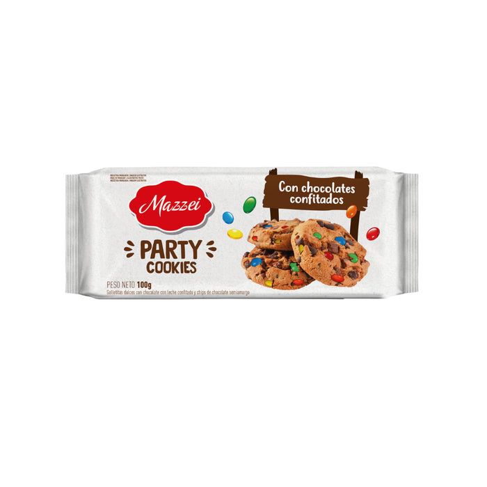 Galletas Mazzei Party Cookies Con Chocolates Confitados X 100G