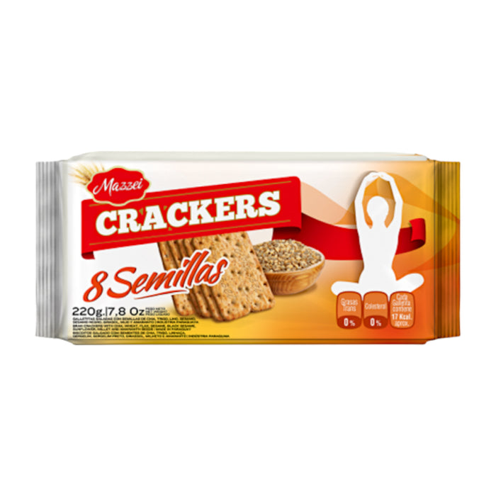 Galletas Mazzei Crackers 8 Semillas X 200G