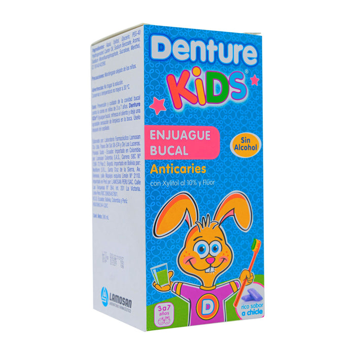 Enjuague Bucal Denture Kids Anticaries X 240Ml