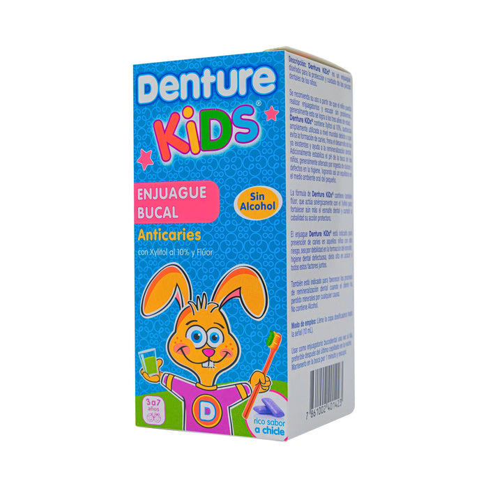 Enjuague Bucal Denture Kids Anticaries X 240Ml