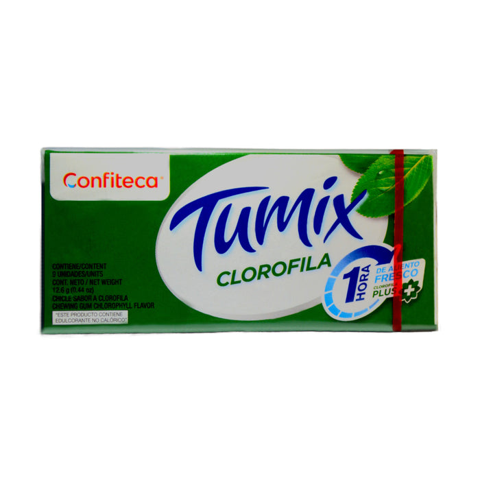 Chicle Tumix Sabor A Clorofila X 12.6G