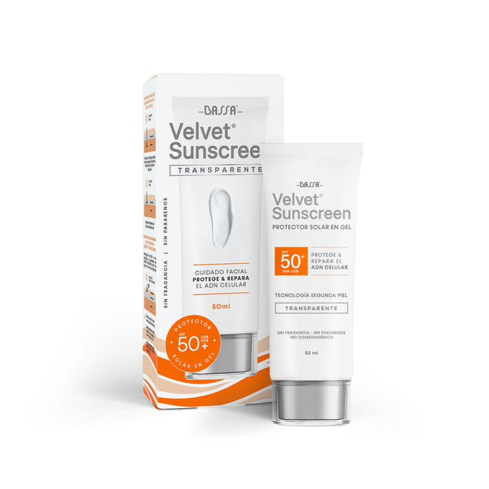 Protector Solar Bassa Velvet Sunscreen Spf50+ Transparente X 50Ml