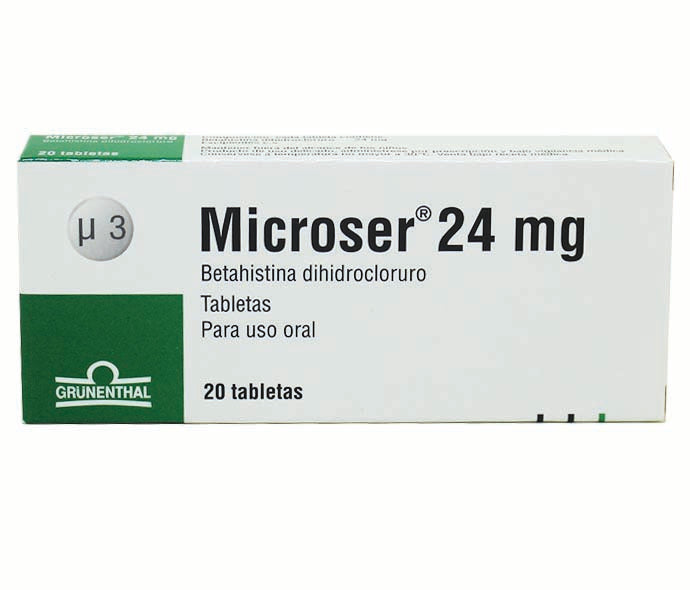 Microser 24Mg Betahistina X Tableta