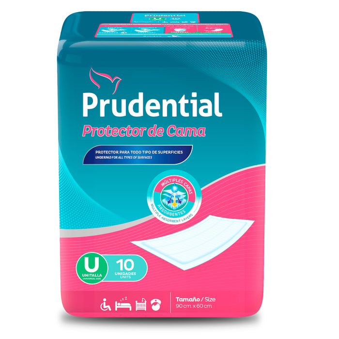 Prudential Protector De Cama X 10 Unidades