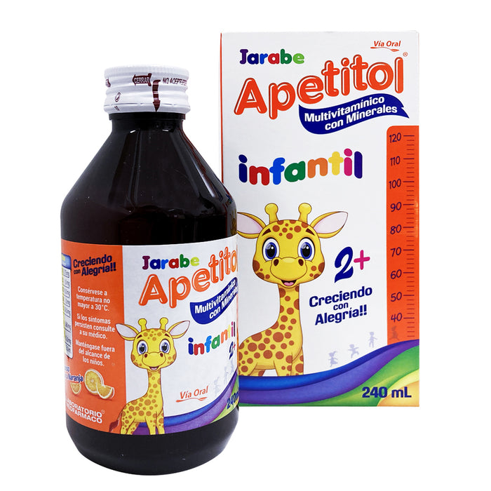 Apetitol Infantil Jarabe Multivitaminico X 240Ml