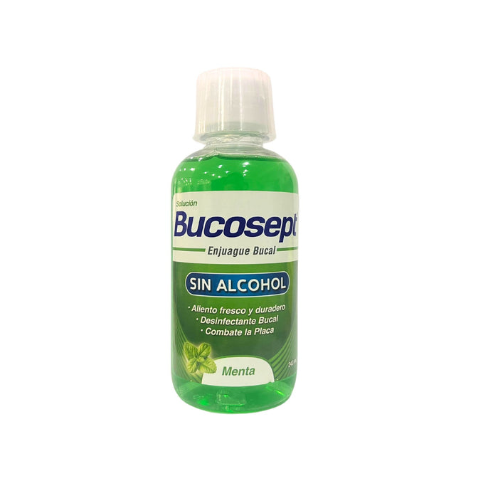 Enjuague Bucal Bucosept Sin Alcohol Menta X 240Ml