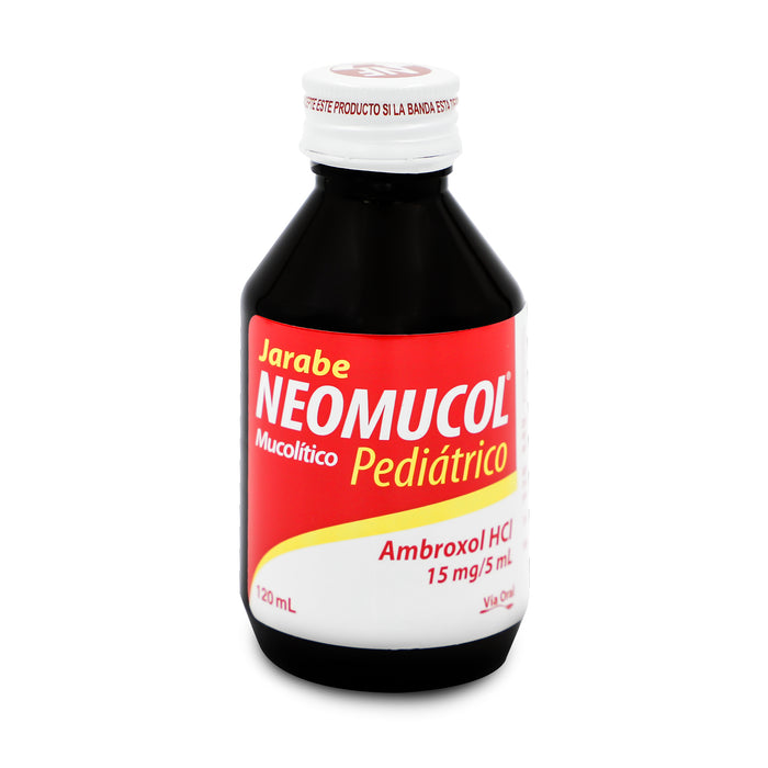 Neomucol Pediatrico Ambroxol 15Mg 5Ml Jarabe X 120Ml